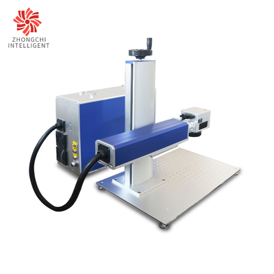 AI Ceramic 30W Fiber Laser Engraving Machine Air Cooling 175*175mm